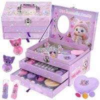 Zestaw Kosmetyków do Makijażu dla Dzieci Paznokcie Kuferek Make Up