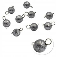 Czeburaszka główka ołowiana składana 5 g - 10 szt