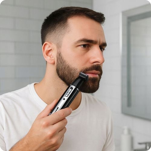 TRYMER GOLARKA DO NOSA USZU GOLENIE BRODY WŁOSÓW ZAROSTU 4w1 MOCNY na Arena.pl