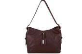 Codzienna torebka damska na ramię - Bordowa