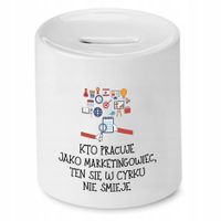 Dla Marketingowca Skarbonka Marketing Prezent Z Nadrukiem Ze Zdjęciem