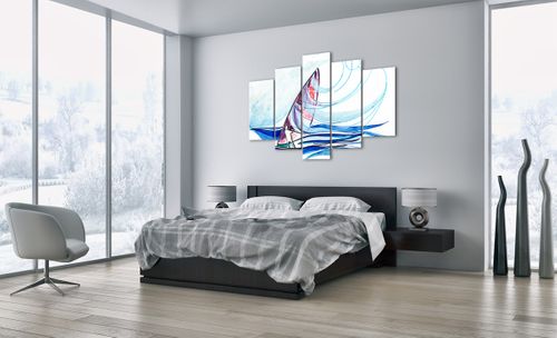 Obraz Na Płótnie - Morze Żaglówka - 150X100 Cm - Ea150X100-3064 na Arena.pl
