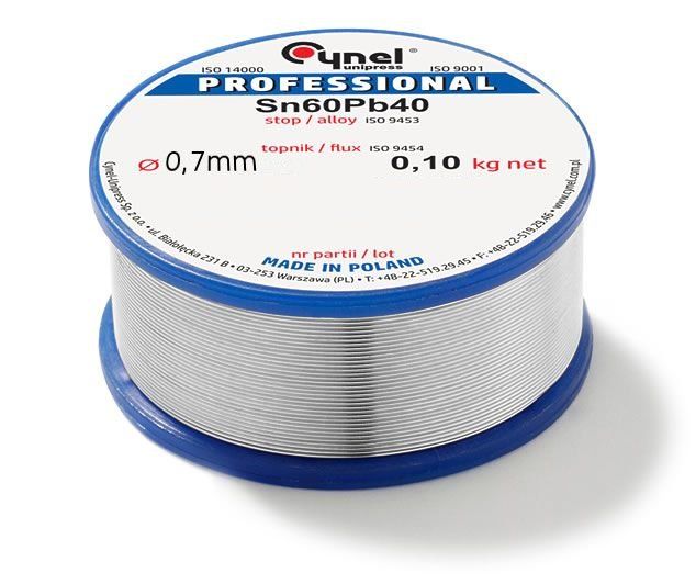 Cyna Cynel 0,7 mm 100 g zdjęcie 1