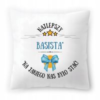Poduszka Dla Basisty Na Urodziny Imieniny Prezent Z Nadrukiem Ze Zdjęciem