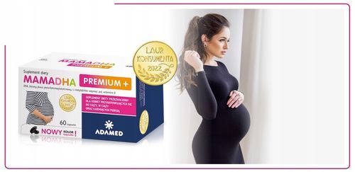 MamaDHA Premium+ 60 kaps witaminy w ciąży DHA na Arena.pl