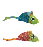 Zabawki dentystyczne dla kota - Petstages Myszki bliźniaczki z kocimiętką