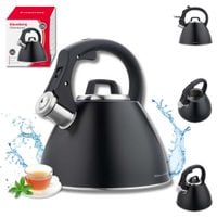 czajnik stalowy z gwizdkiem 2,5l klausberg kb-7952