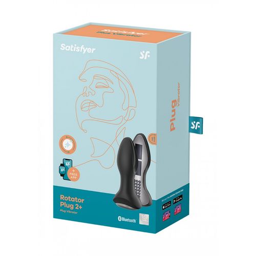 Satisfyer Rotator Plug 2+ Black na Arena.pl