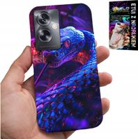 ETUI DO OPPO A79 5G - WĄŻ KOBRA GRZECHOTNIK GADY CASE + FOLIA