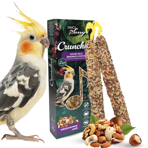 SING&SONG CRUNCHER przysmak dla średnich papug 85g orzechowy na Arena.pl
