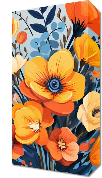 Obraz 20x40cm Kwiatowy Majestat zdjęcie 1