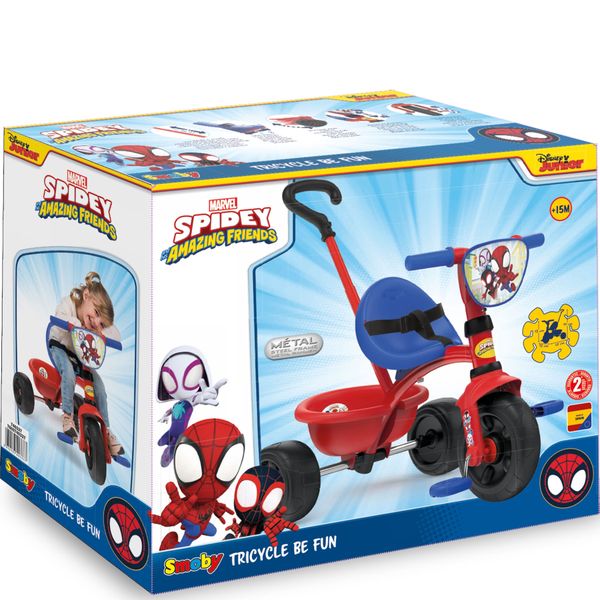 SMOBY Rowerek Trójkołowy Be Fun Spidey zdjęcie 6