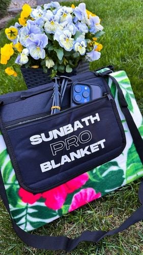 KOC piknikowy SUN PRO 200x200cm IZOLACJA PLAŻOWY z uchwytem PASEK ŚLEDZIE na Arena.pl
