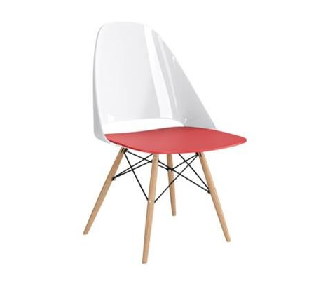 Krzesło Aero red/clear D2 na Arena.pl