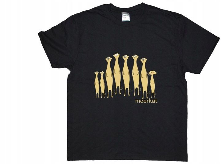 MĘSKA KOSZULKA SURYKATKA SURYKATKI WZORY s1c zdjęcie 4