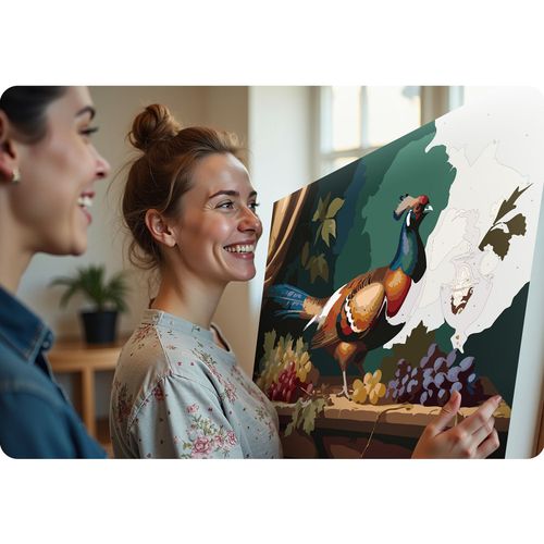 Obraz do malowania po numerach 40x50 cm Massido Bażant na Arena.pl