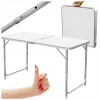 Stolik Składany turystyczny kempingowy ogrodowy BIWAKOWY ALUMINIOWY Lekki