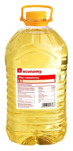 TOPSELLER Olej rzepakowy 100% XXL 5l do gotowania, pieczenia i smażenia na Arena.pl