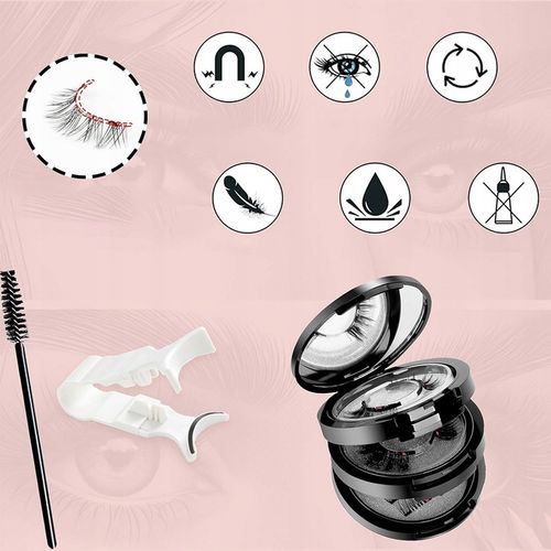 RZĘSY MAGNETYCZNE 8 PARY WIELOKROTNEGO UŻYTKU Z APLIKATOREM 3D na Arena.pl