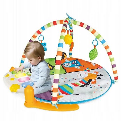 MATA EDUKACYJNA DUŻA INTERAKTYWNA PIANINKO 3w1 DLA DZIECI na Arena.pl