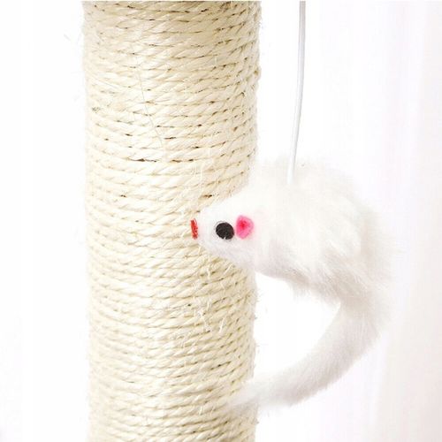 DRAPAK DLA KOTA KOTÓW SŁUPEK DO DRAPANIA ZABAWKA DRZEWKO PIŁKA SZARY ŁAPKA na Arena.pl