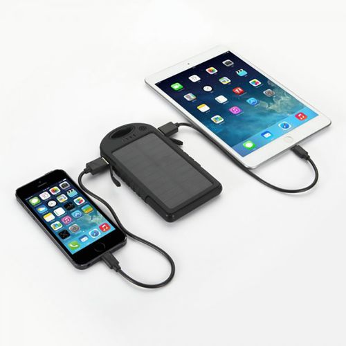 POWERBANK Solarny 2xUSB ŁADOWARKA SOLARNA 5000 mAh na Arena.pl