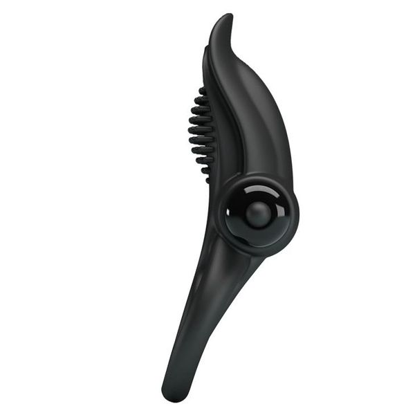 Pretty Love - Vibrant Penis Ring Black- 10 Function Vibrations zdjęcie 3