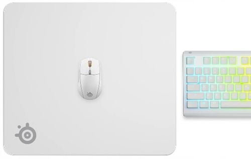 Podkładka pod mysz STEELSERIES QcK L Biały na Arena.pl