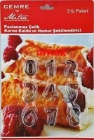 foremki do ciastek cyferki 0-9 | mj9604