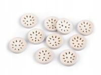 Drewniane guziki ażurowe 20 mm 10 szt