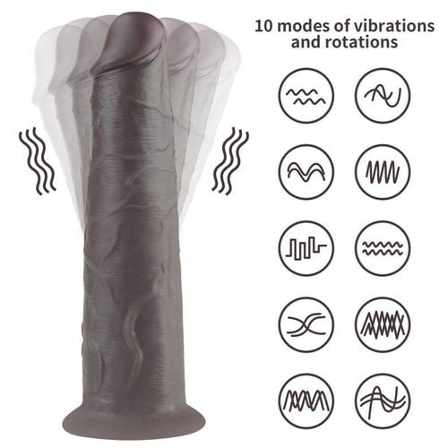 8.0'' dual layered platinum silicone rotator na Arena.pl
