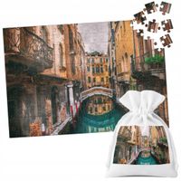 PUZZLE TRADYCYJNE - WENECJA ZABYTEK WIDOKI PIĘKNE - 252EL