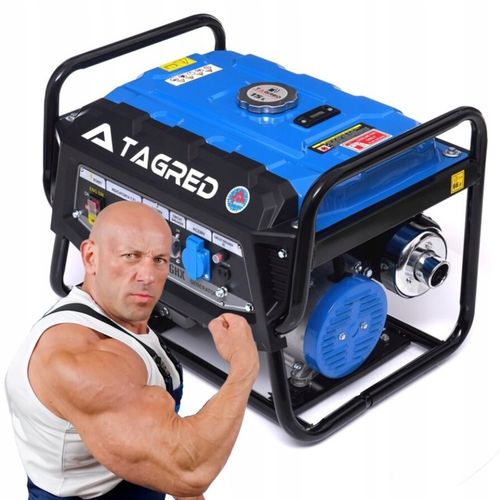 AGREGAT PRĄDOTWÓRCZY PRĄDU TAGRED 3500W AVR +OLEJ na Arena.pl