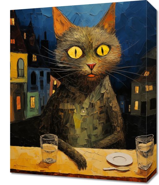 Obraz 40x50cm Nocny Obserwator zdjęcie 1