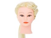 Główka Głowa Treningowa Fryzjerska Naturalne Włosy Blond