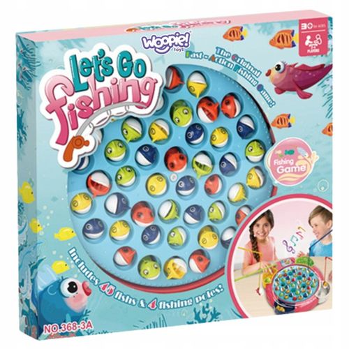 GRA ZRĘCZNOŚCIOWA RODZINNA ŁOWIENIE RYBEK WĘDKOWANIE 4 OS. WOOPIE na Arena.pl