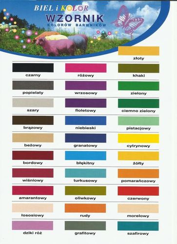 Barwnik do tkanin 10g - 31 kolorów na Arena.pl