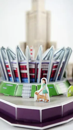 Puzzle 3D 126 elementów. City Line. Warszawa na Arena.pl