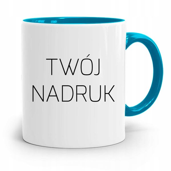 Kubek Błękitny Dzień Dziadka Najlepszy Partner Z Nadrukiem Ze Zdjęciem zdjęcie 5