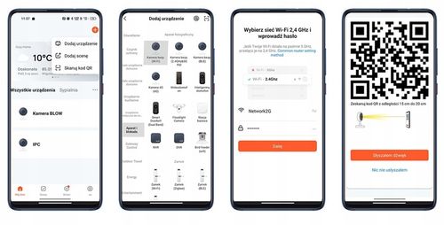 OBROTOWA KAMERA ZEWNĘTRZNA WIFI IP 4MPx WQHD ŚLEDZENIE AUDIO TUYA 4xZOOM na Arena.pl