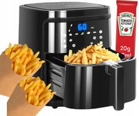 Frytkownica BEZtłuszczowa 1900W DUŻA 7L AIR FRYER -OBIEG POWIETRZA 360° Frytkownica BEZtłuszczowa 1900W DUŻA 7L AIR FRYER -OBIEG POWIETRZA 360°