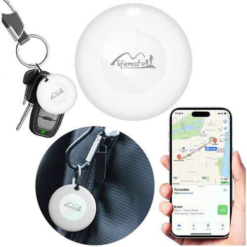 Lokalizator GPS Life Tag MiLi IOS APPLE do plecaka kluczy bagażu dla psa na Arena.pl