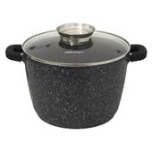 Garnek okrągły wysoki brytfanna ESELA 24 cm powłoka ceramiczna GREBLON non-stick indukcja silikonowe nakładki