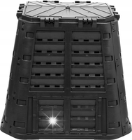 KOMPOSTOWNIK MODUŁOWY 480L CZARNY JEDNOKOMOROWY