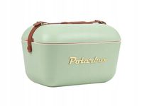 Przenośna Lodówka Retro 20 Litrów Gold Polarbox Oliwka Premium