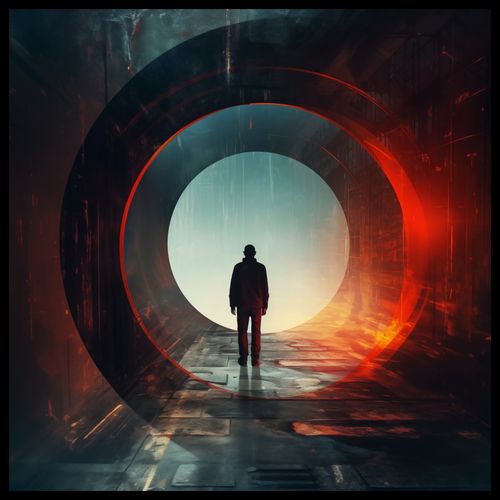 Plakat 80x80cm Portal do Świata na Arena.pl