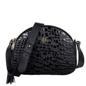 Czarna torebka Canaletto ze skóry z efektem kropli – elegancja i funkcjonalność na lata TD810s258