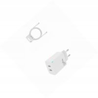 Ładowarka sieciowa GaN 45W dwa USB-C z kabelem do Realme Note 60