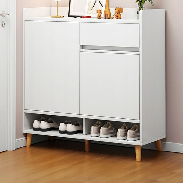 NOWOCZESNA KOMODA SZAFKA BIAŁA POJEMNA MIEJSCE NA BUTY Z SZUFLADĄ LOFT zdjęcie 7