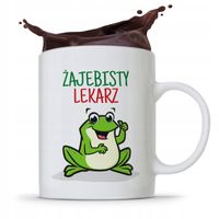 Kubek Dla Doktora Żajebisty Lekarz Z Nadrukiem Ze Zdjęciem